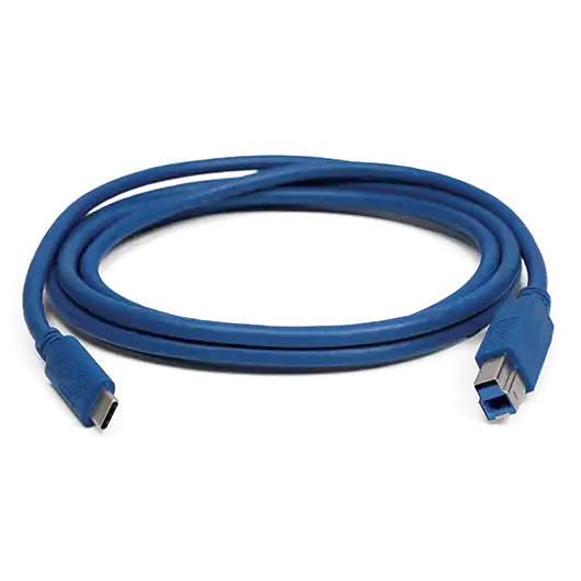 Cable USB type C to USB type B (3.1), 4.5 m, blue (USB 2 wiring) (TA580, PICO)