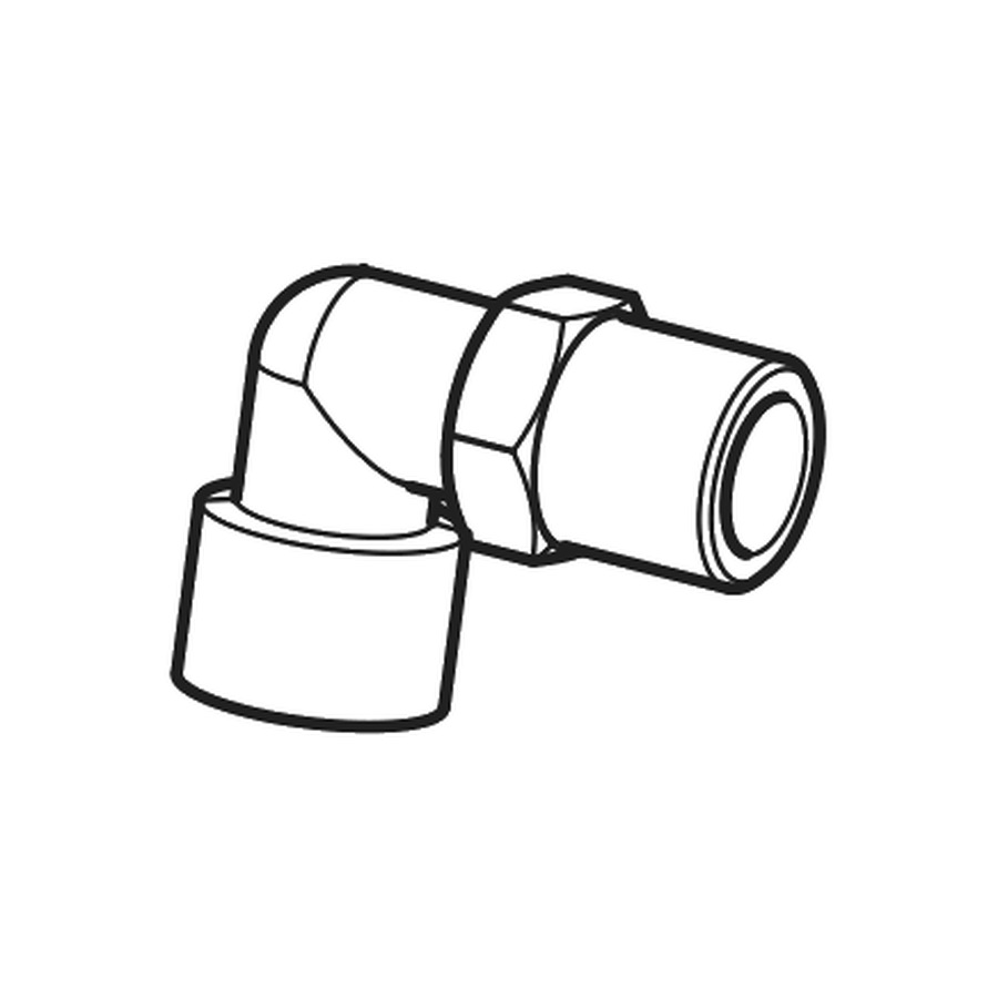 Connector 1/4-1/4, 90 degrees (B1134000, RAVAGLIOLI)