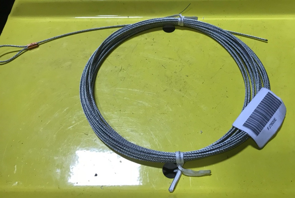 Fiksatora troses komplekts, 10 m (FJ7600E, RAVAGLIOLI)