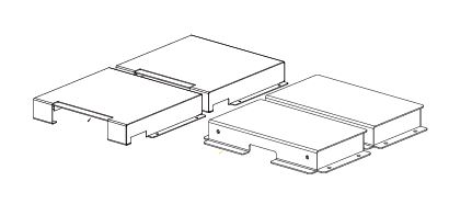 Flush-mount (recessed) installation kit (XX100024ZPBG, RAVAGLIOLI)