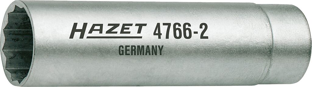Aizdedzes sveču muciņa 3/8 12-stūru 14mm (4766-2, HAZET)