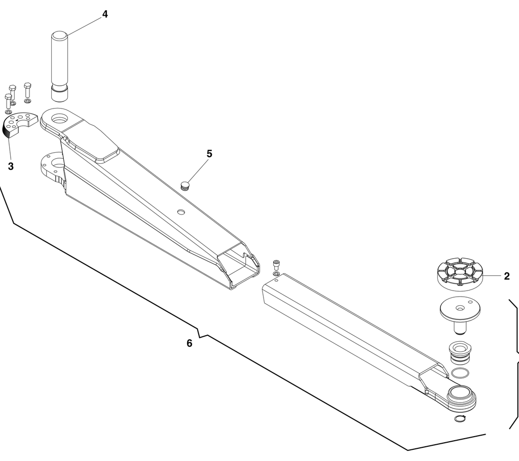 Lift long arm, KPX32 (047390140, RAVAGLIOLI)