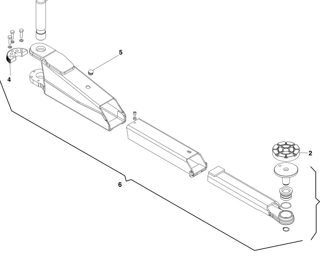 Lift short arm, KPX32 (047390150, RAVAGLIOLI)