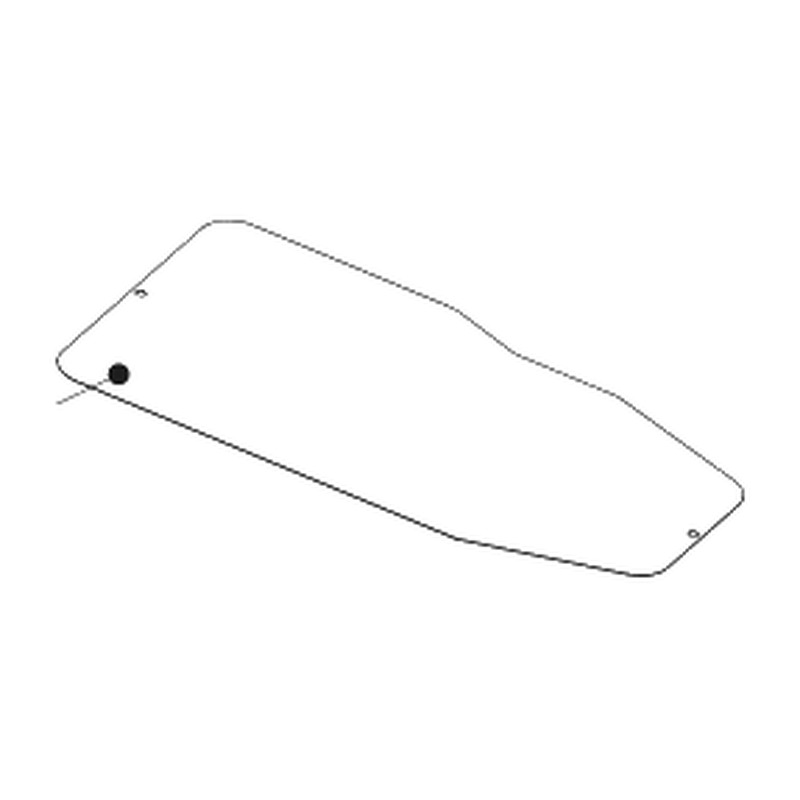 Upper closing cover without slot, painted (0474181800, RAVAGLIOLI)