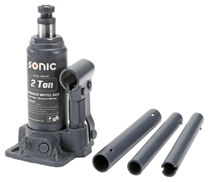 Sonic Bottle Jack 2000kg 158-308mm Steel
