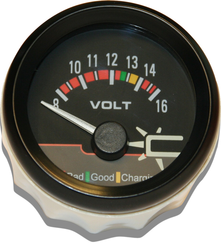 Voltmetras 8–16 V paleidimo įrenginiams 12 V ir 12/24 V (4811241, SONIC)