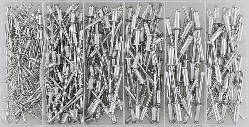 Blind rivets set, 400 pcs (4822319, SONIC)