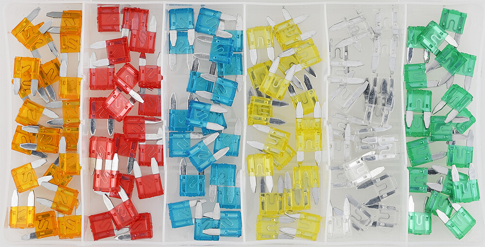 Mini Blade Fuse Set, 120 pcs (4822325, SONIC)