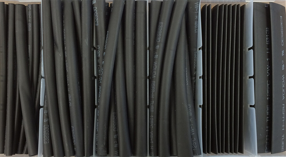 Heat shrink tubing set, 85 pcs (4822340, SONIC)
