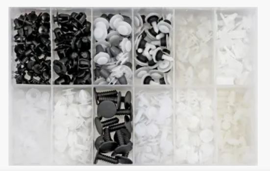 [4822351] [4822351] Apdailos detalių tvirtinimo segtukų rinkinys PEUGEOT automobiliams 345vnt.