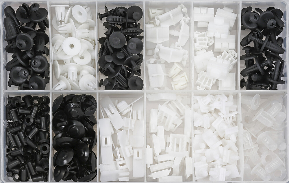 Trim fastener clip set Mercedes Benz cars 270 pcs (4822355, SONIC)