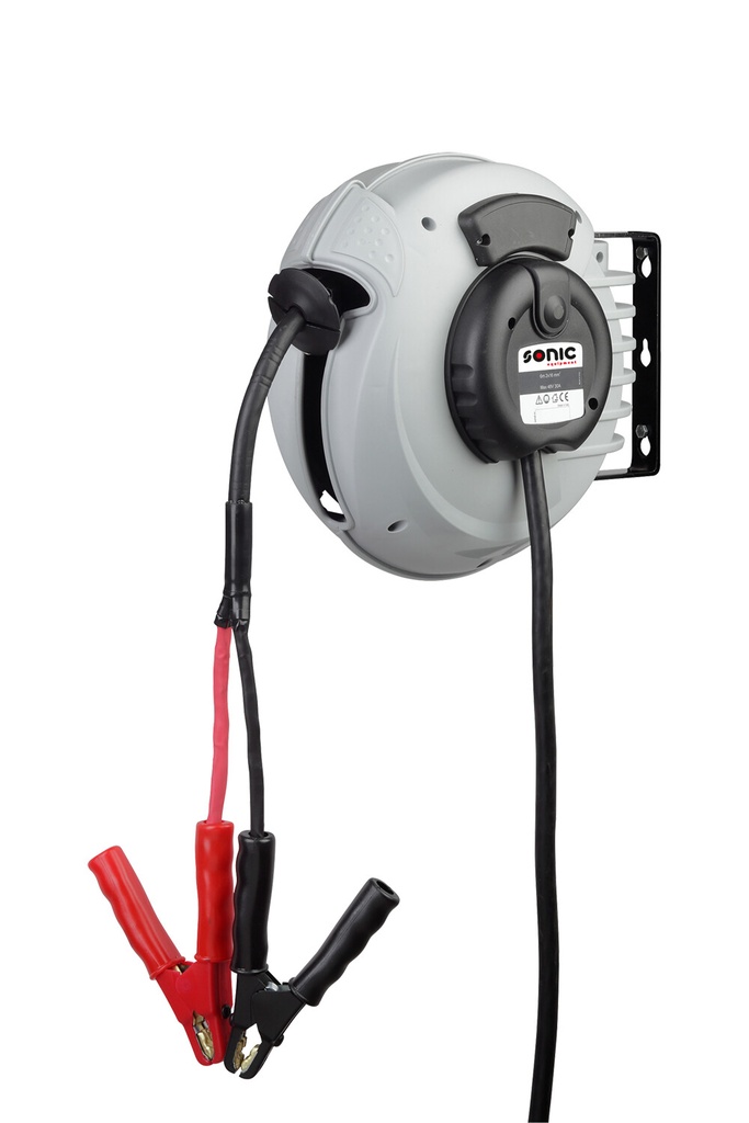 Cable reel with charging cables, 6 m (4822411, SONIC)