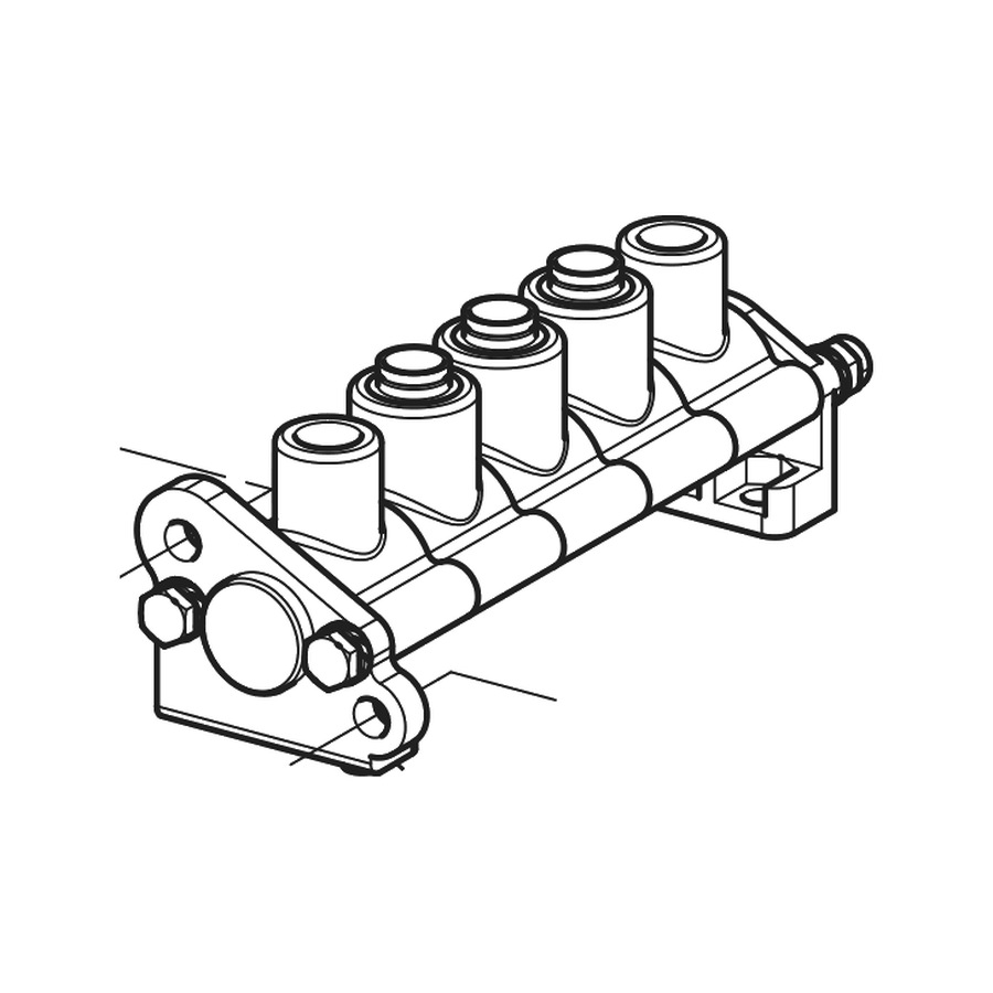 Paruoštas mazgas 2 mod. 1/8 + 3 mod. su kasete (140998090, RAVAGLIOLI)