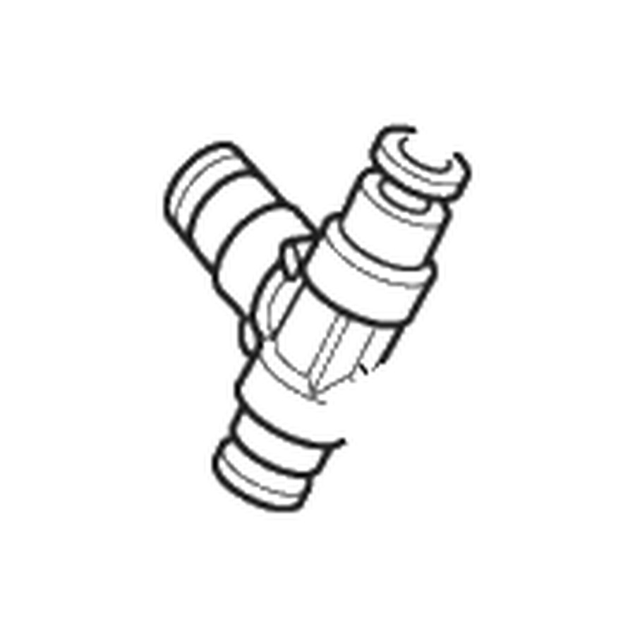 T-union with copper pipe d.6 (306006, RAVAGLIOLI)
