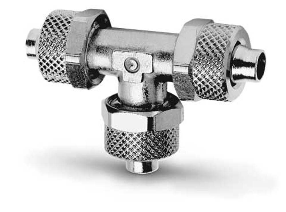 Quick coupling T-shaped control fitting 1540 8/6 (306034, RAVAGLIOLI)