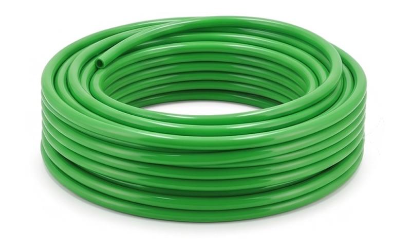 Green Rilsan polyamide pneumatic hose 4x2.7 mm (317028, RAVAGLIOLI)