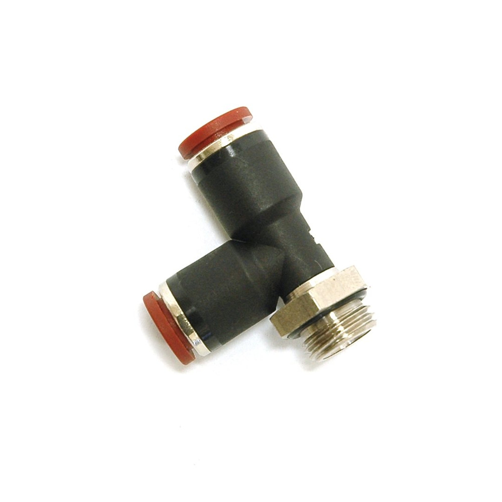Quick coupling T-shaped swivel extension union 1/4x6 (325077, RAVAGLIOLI)