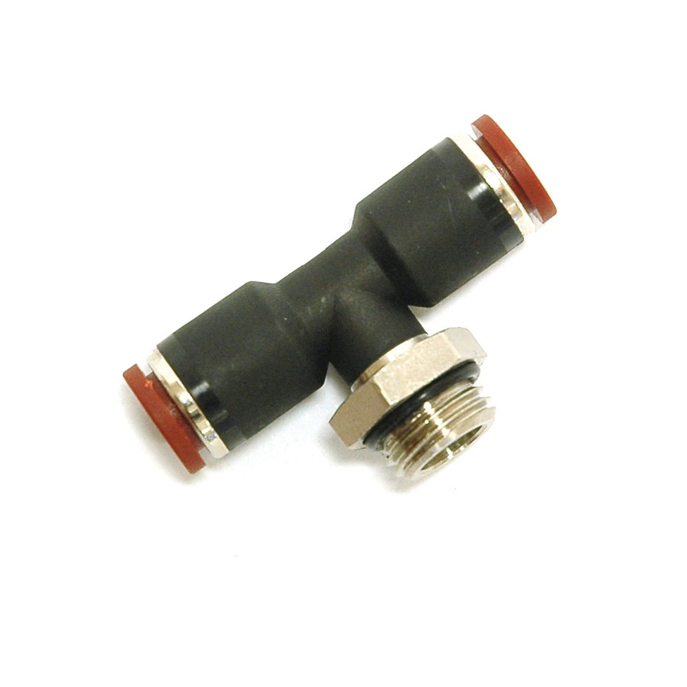 T intermediate fitting 1/4 x 10, cylindrical (325203, RAVAGLIOLI)
