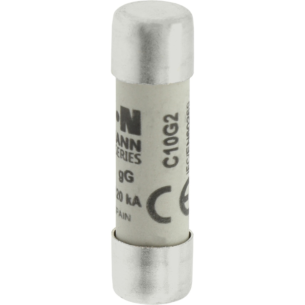 Drošinātājs gL 10,3x38 mm, 2 A, 500 V (507019, RAVAGLIOLI)