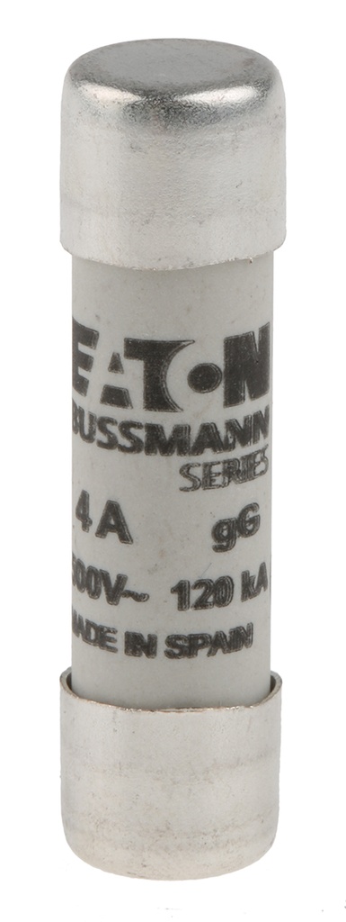 Drošinātājs gL 10,3x38 mm, 4 A, 500 V (507097, RAVAGLIOLI)