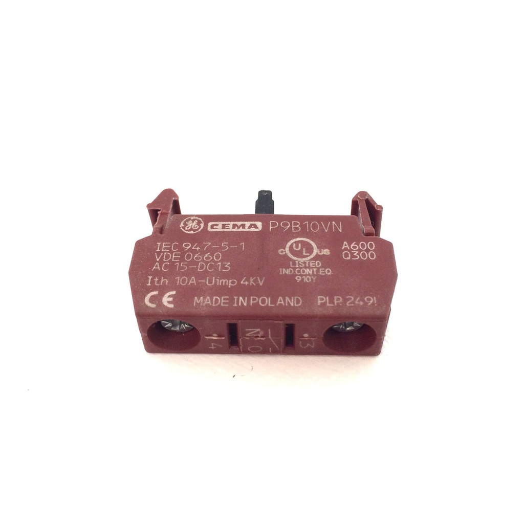 Kontaktu bloks 1NO P9B10VN (517095, RAVAGLIOLI)