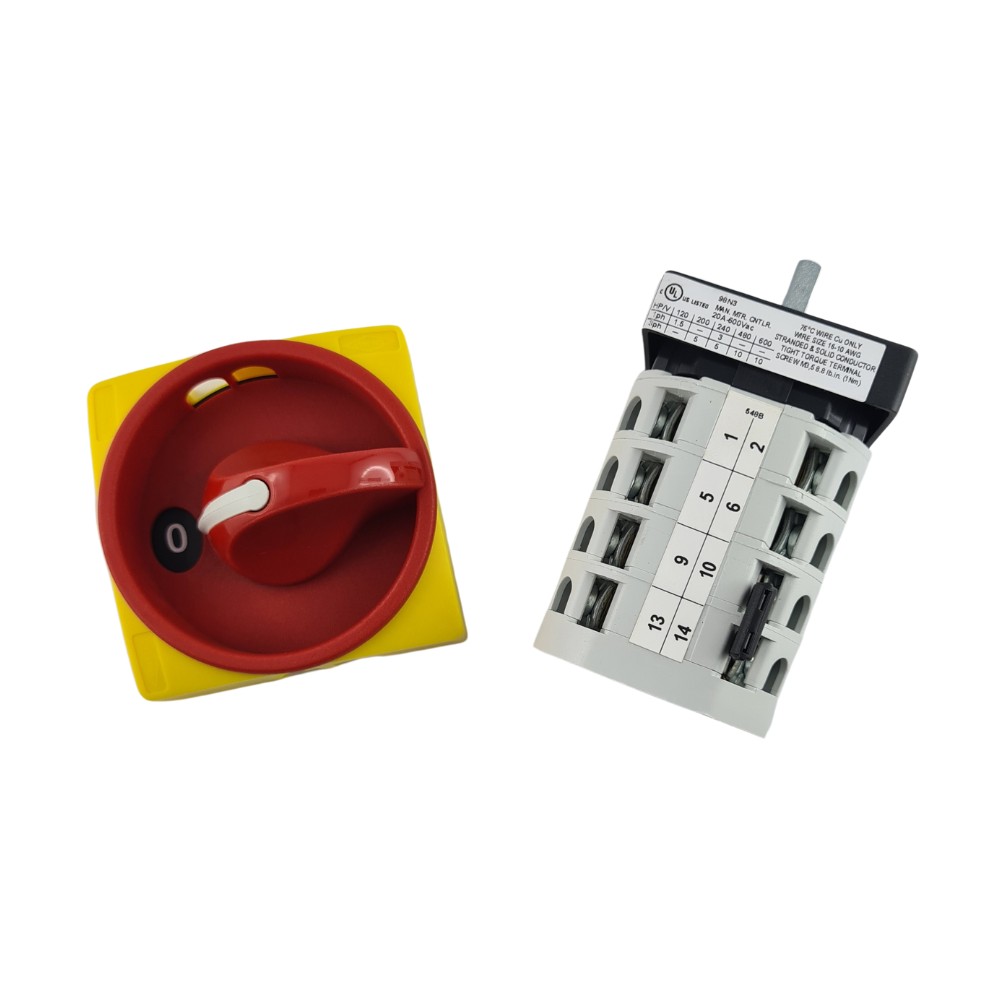 Phase Inverter 20 A, 3-Phase, 1 Auxiliary Contact (518247, RAVAGLIOLI)
