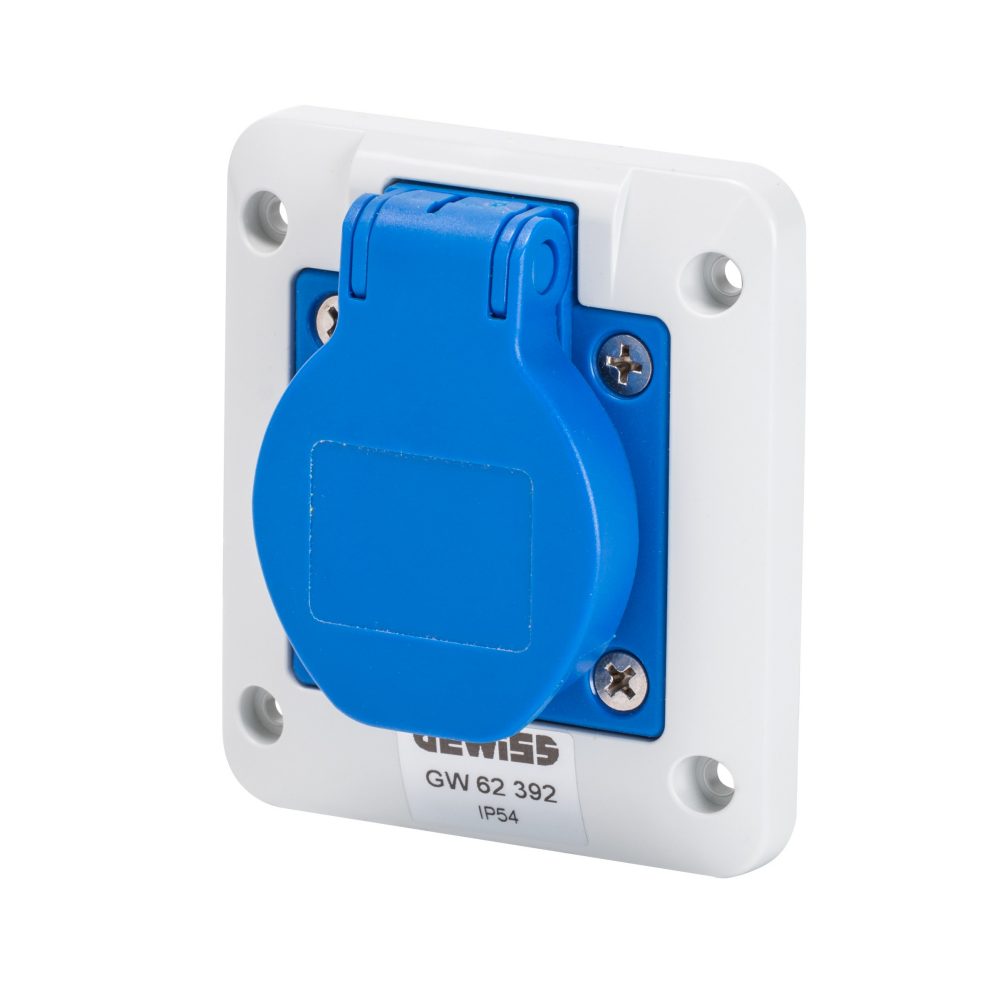 Flush-mounted socket outlet GEWISS GW 62392 (520182, RAVAGLIOLI)