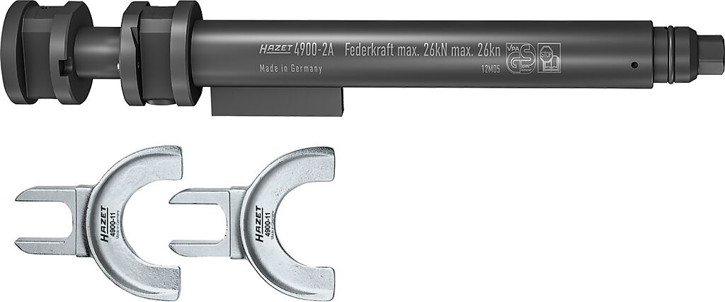 Safety spring vice set, 3 pieces (4900-2A/3, HAZET)