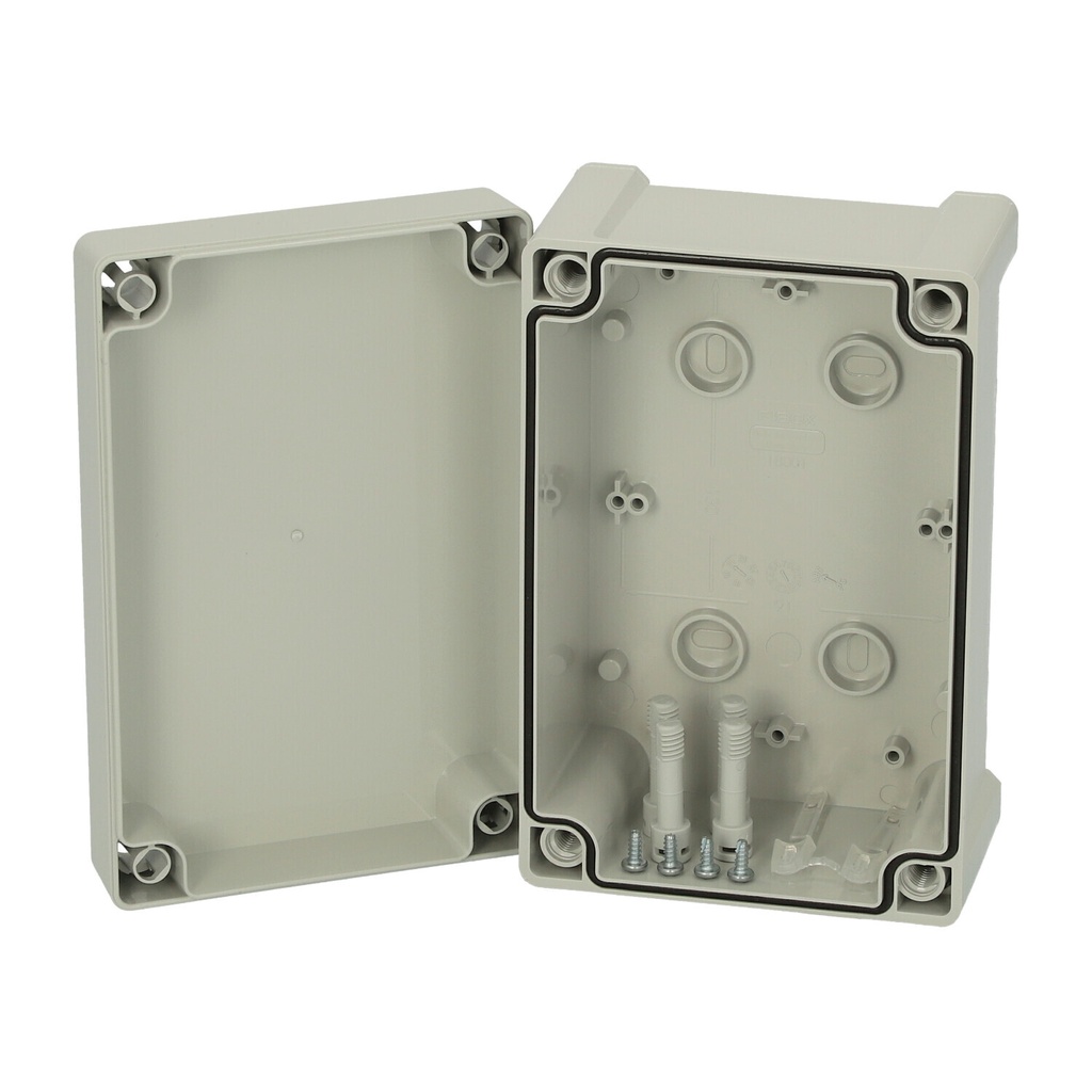 S.TEMPO ABS enclosure box 187x122x90 mm (599454, RAVAGLIOLI)