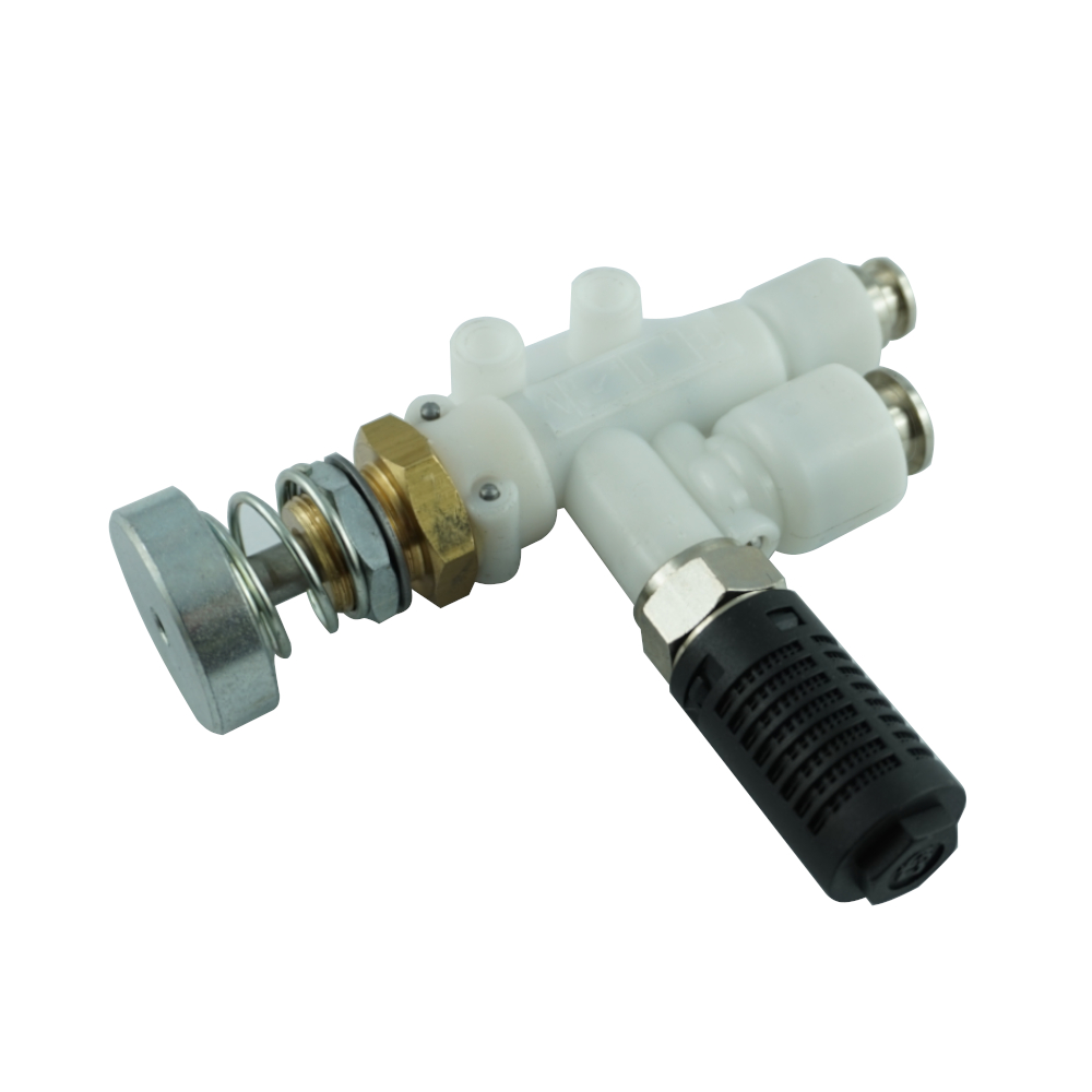 3/2 pneumatic valve 8-10 with 30 mm plate (710290701, RAVAGLIOLI)