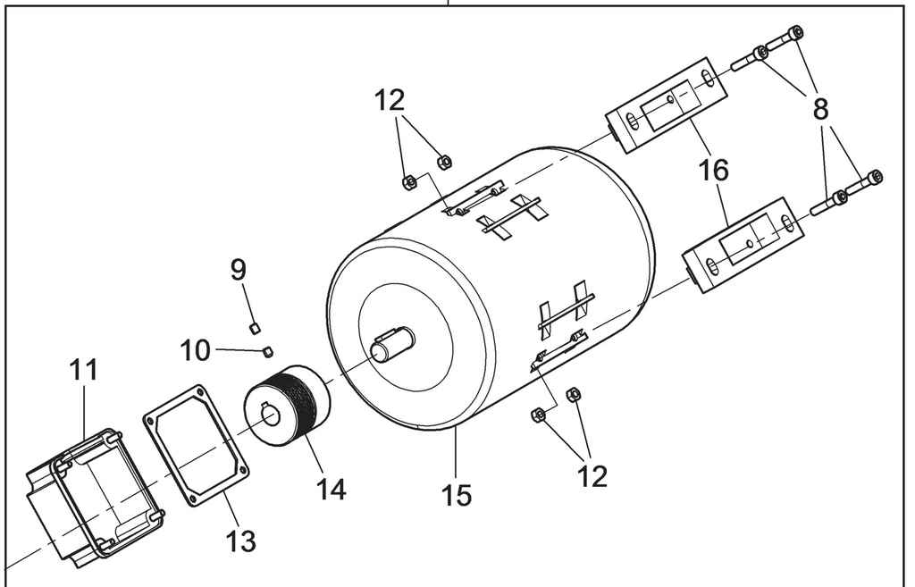 Motora mezgls (710291031, RAVAGLIOLI)