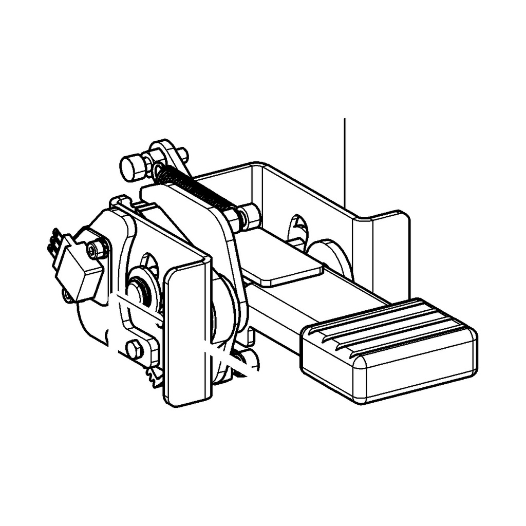 Reversoriaus pedalas (710490401, RAVAGLIOLI)