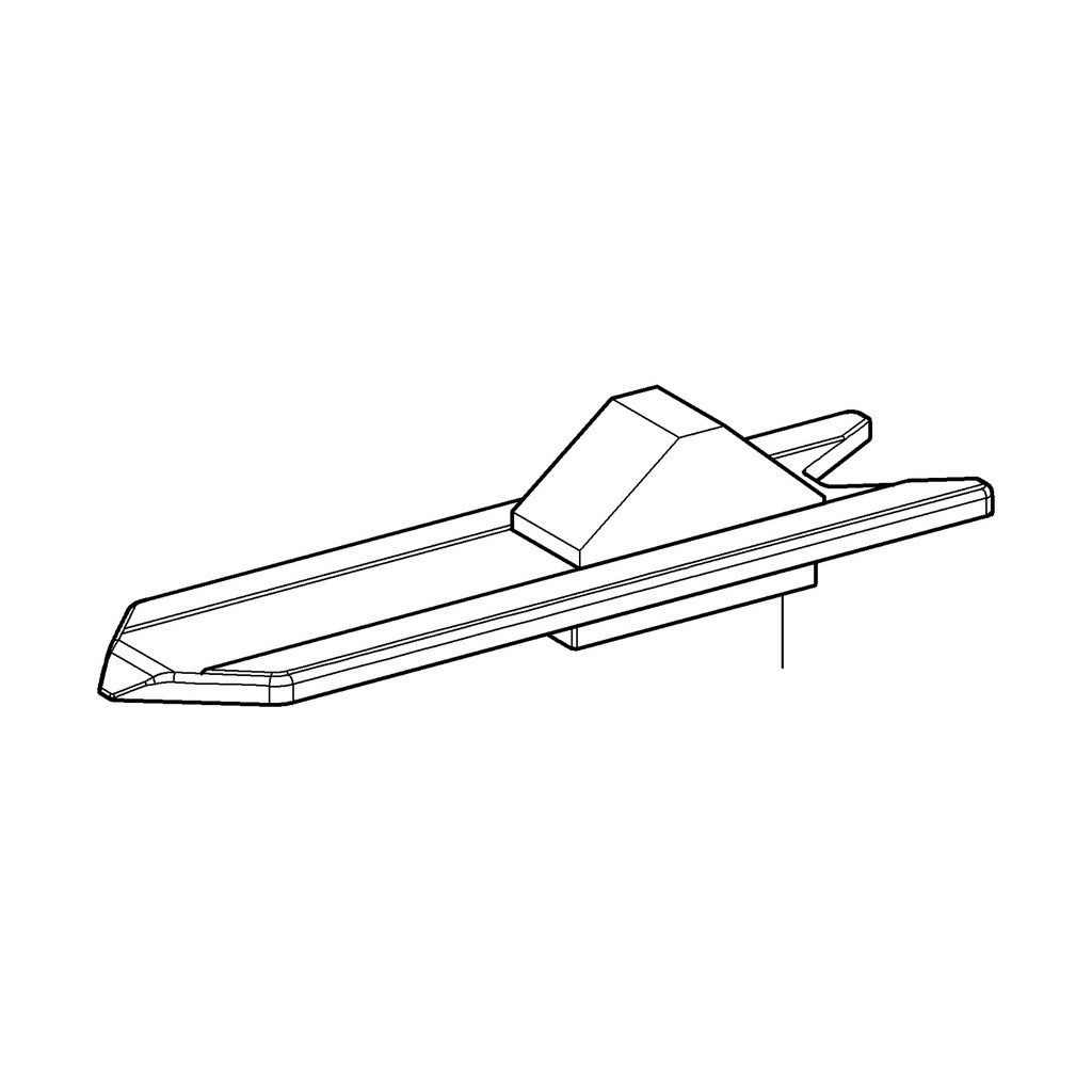 Pārvietošanas ierīces apakšējā apstrādātā plāksne (730028490, RAVAGLIOLI)