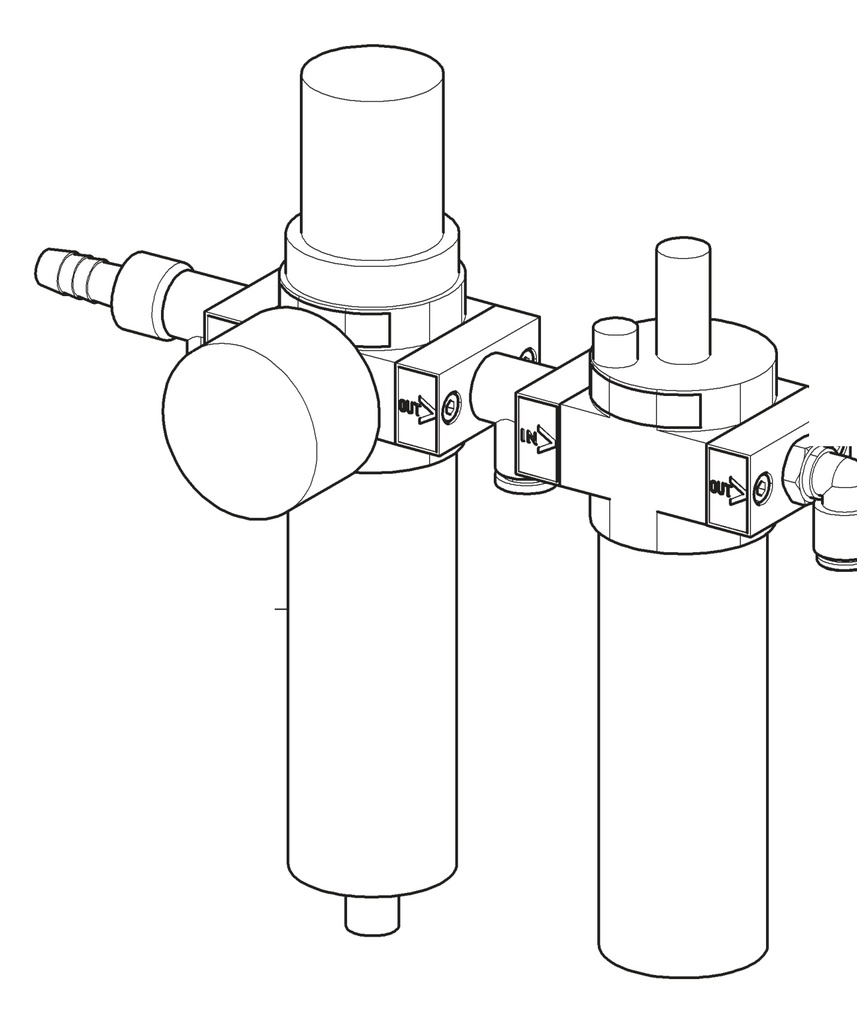 Filtro-reduktoriaus (FRP) mazgas (730094372, RAVAGLIOLI)
