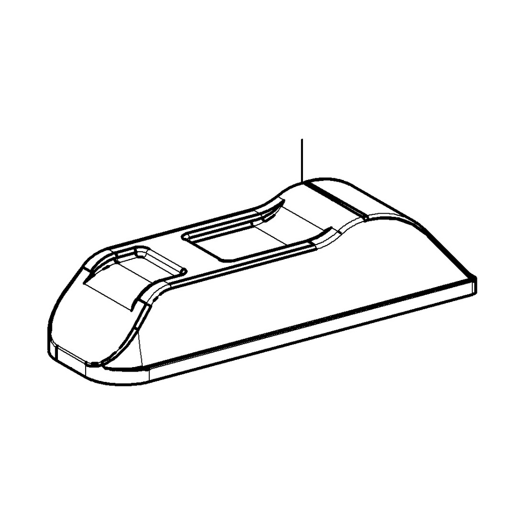 Casing for mobile unit with control opening (750319660, RAVAGLIOLI)