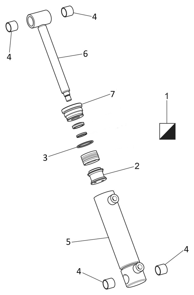 Spare cylinder kit (752275011, RAVAGLIOLI)