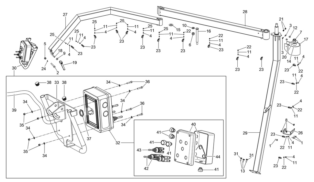 Pneumatic manipulator for mobile carriage (752291360, RAVAGLIOLI)