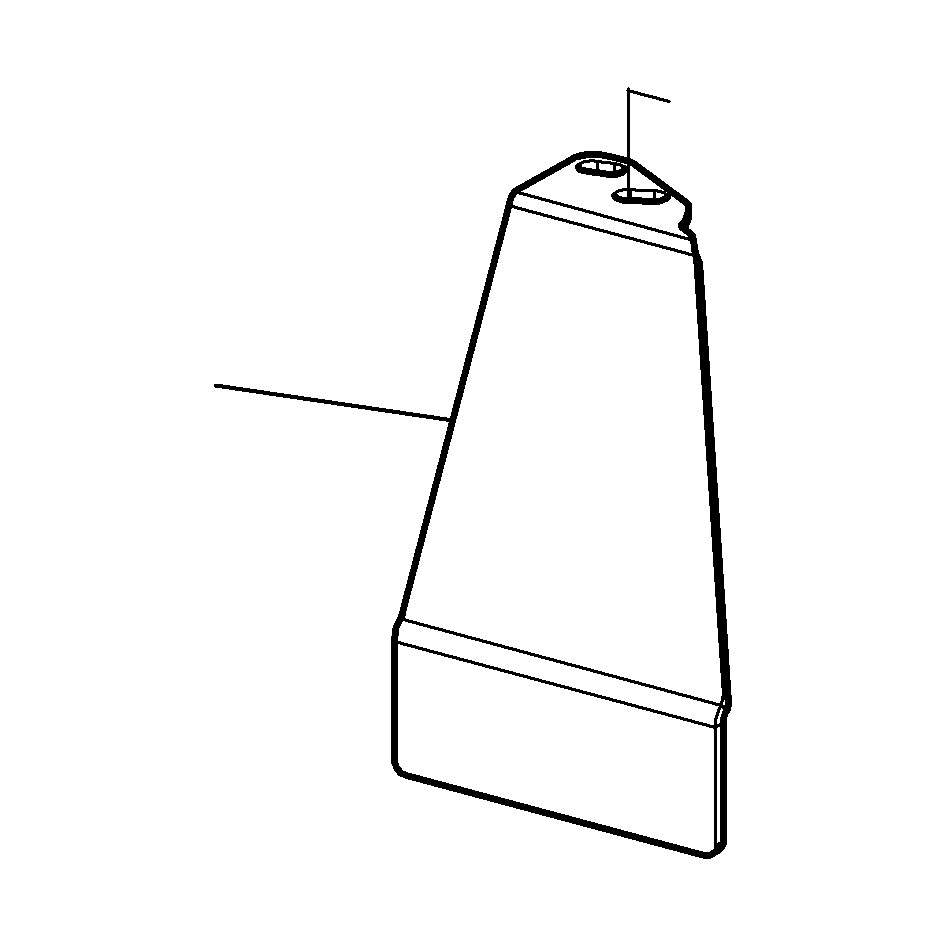 Welded lateral plate (770713201, RAVAGLIOLI)
