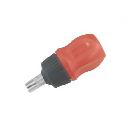 Ratchet screwdriver 87 mm, for 1/4" bits (522+2982, GENIUS)
