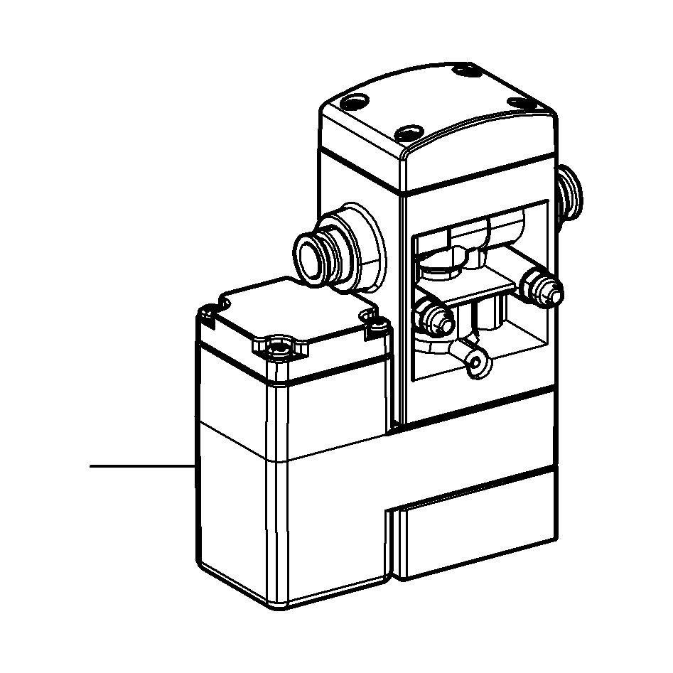60 psi Valve Unit with Tank and Screws (790090730, RAVAGLIOLI)