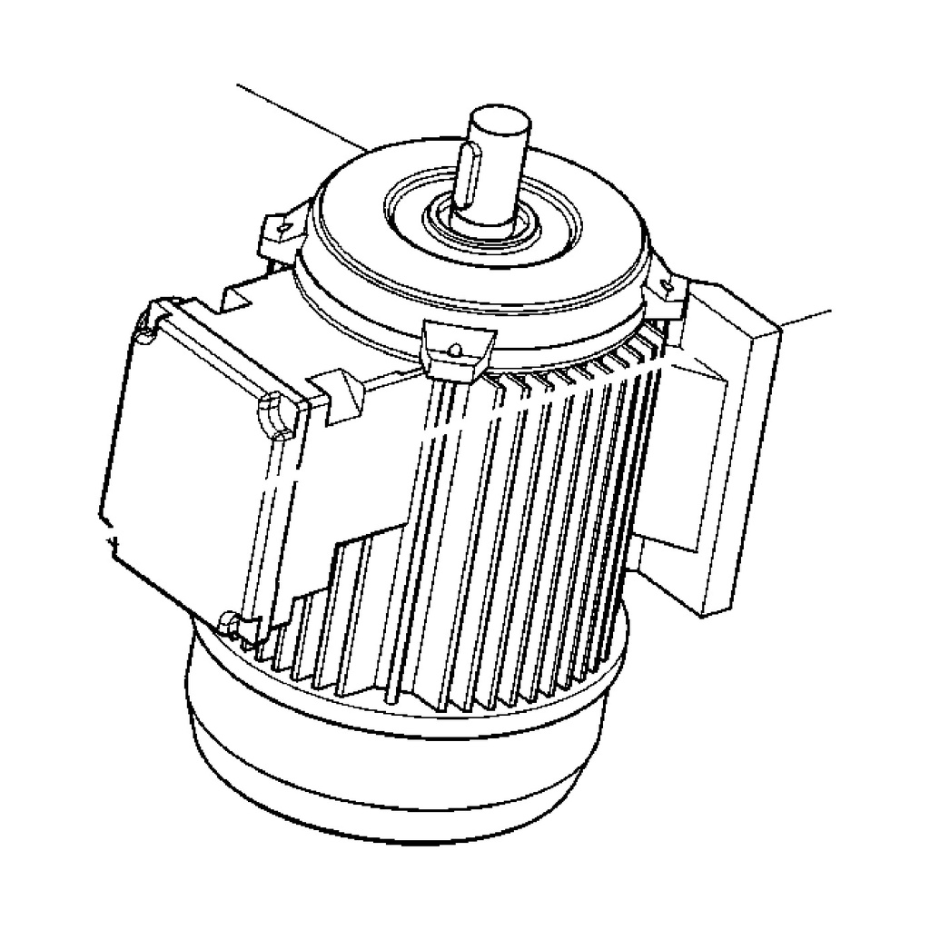Pārnesumu motors MEKW1.35/1.85 T400/50 B3G90L 450 (900003930, RAVAGLIOLI)