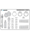 Wheel bearing tool set universal (GO015, GOVONI)