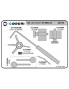 Timing tool set suitable for vw group, ford - 1.2, 1.4, 1.6, 1.9, 2.0 diesel engines (GO745, GOVONI)