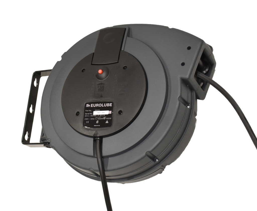 E20 kabeļa spole 230 V – 20 m (55020, EUROLUBE)