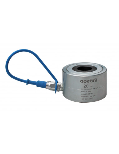 Hydraulic cylinder 20 t, steel, 8 mm stroke, quick coupling (GO1020Q, GOVONI)