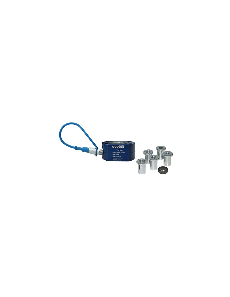 Hydraulic cylinder 12 t, aluminium, 8 mm stroke, quick connection (GO1050Q, GOVONI)