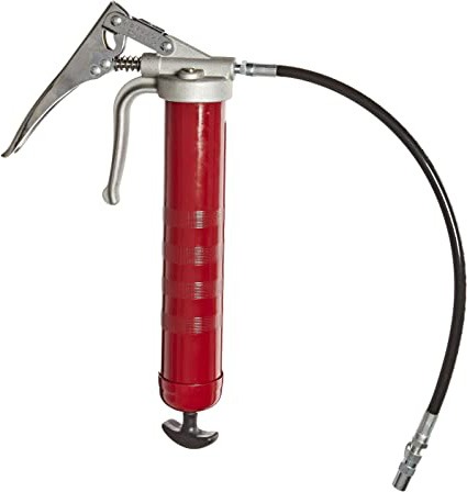 Lever Grease Gun Pistol Grip with Outlet Hose (555-E, EUROLUBE)