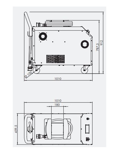 Indukcinis kaitintuvas FOCUS 8KW su inverteriu (GO1472, GOVONI)
