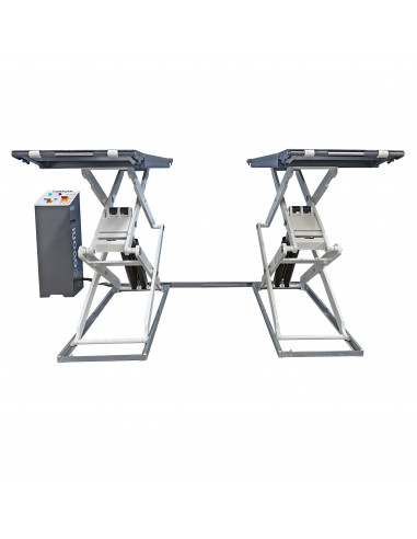 Extra-low-profile hydraulic double scissor lift - 3.5 t (GO3020, GOVONI)