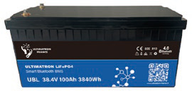 Ličio akumuliatorius LiFePO4 25,6 V 200 Ah su Bluetooth, išmaniuoju BMS ir šildymu (UBL-24-200H, ULTIMATRON)
